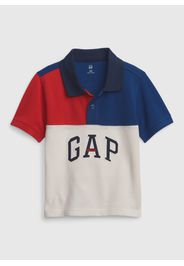 GAP - Polo color block con ricamo logo, Uomo, Multicolor, Taglia 18-24