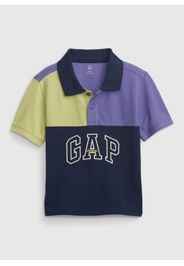 GAP - Polo color block con ricamo logo, Uomo, Multicolor, Taglia 18-24