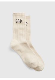 GAP - Calze stretch con logo, Uomo, Beige, Taglia M/L