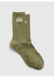 GAP - Calze stretch con logo, Uomo, Verde, Taglia M/L