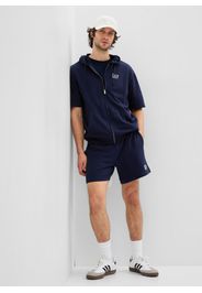 GAP - Shorts in French Terry con ricamo logo, Uomo, Blu, Taglia S
