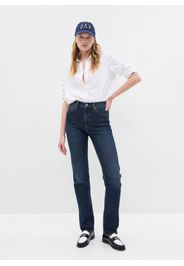 GAP - Jeans straight fit a vita alta, Donna, Denim, Taglia 25REG