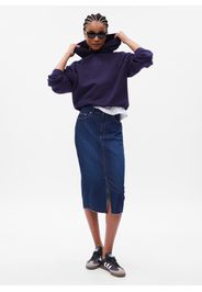 GAP - Felpa oversize con cappuccio, Donna, Viola, Taglia S