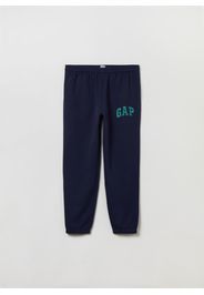 GAP - Joggers in felpa con ricamo logo, Uomo, Blu, Taglia L