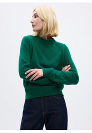 GAP - Pullover con scollo rotondo, Donna, Verde, Taglia M