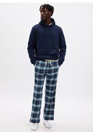 GAP - Pantalone pigiama in flanella con stampa, Uomo, Multicolor, Taglia L