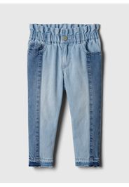 GAP - Jeans mom fit cinque tasche, Donna, Lavaggio chiaro, Taglia 6-12M;62-74