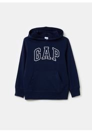 GAP - Felpa in French Terry con ricamo logo, Uomo, Blu scuro, Taglia S/116-122