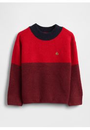 GAP - Maglione rosso e marrone per bambino, Bambino, Rosso, Taglia 18-24M/79-84