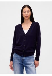 GAP - Cardigan nero in puro lana, , Nero, Taglia XL