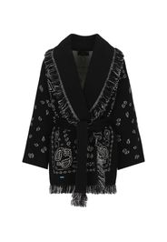 Bandana Jacquard Cardigan