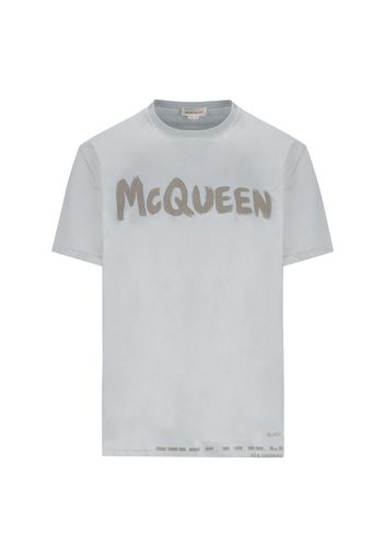 T-shirt McQueen Graffiti da Uomo