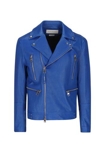 Giacca Biker In Pelle