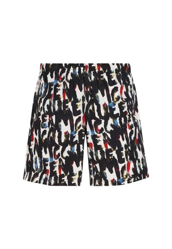 Shorts Da Bagno Graffiti Acquerello