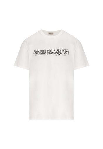 T-shirt McQueen Con Stampa Logo