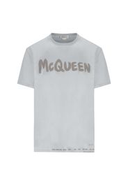 T-shirt McQueen Graffiti da Uomo