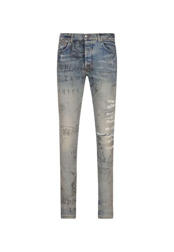 Military Stencil Jeans