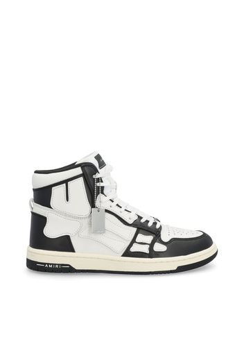 Sneaker Skel Top In Pelle