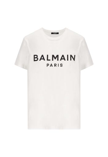 T-shirt In Cotone Con Logo Balmain