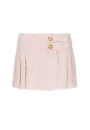 tweed mini kilt skirt
