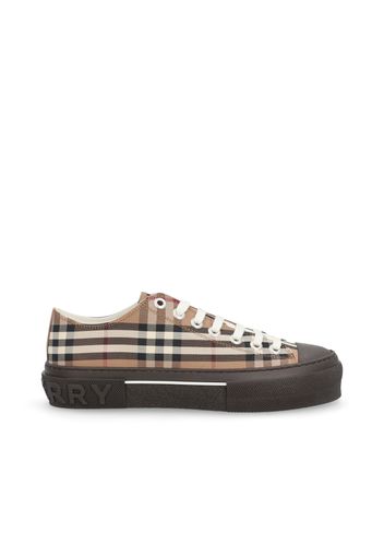 Sneaker in cotone con motivo Vintage check