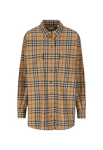 Camicia Oversize Burberry In Cotone