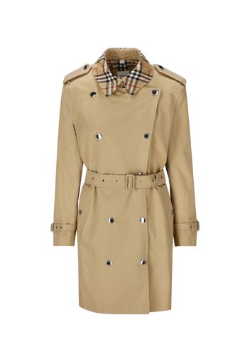 Trench Corto Burberry In Cotone