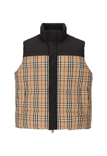 Gilet Reversibile Burberry Check