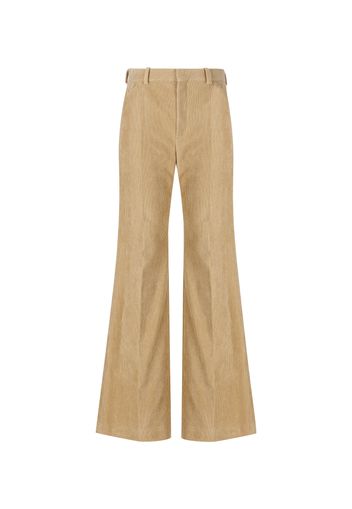 Pantaloni Chloé In Velluto Di Cotone