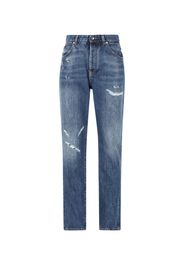 Jeans In Denim Di Cotone