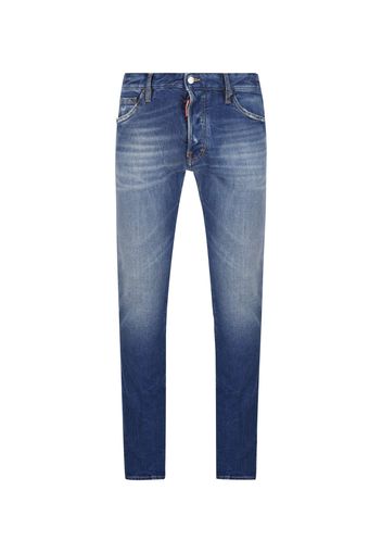 Jeans In Denim Di Cotone