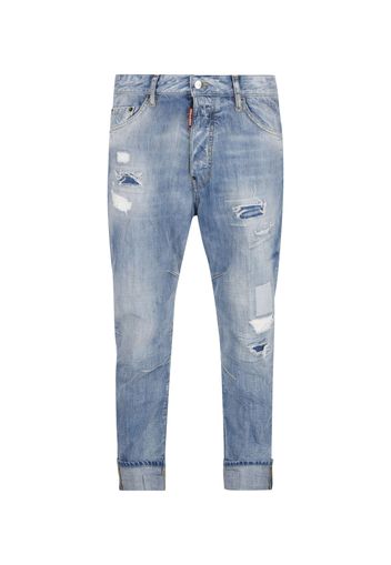 Jeans In Denim Di Cotone