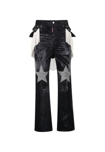 Jeans Black Flock Bob