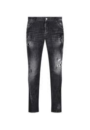 Jeans In Denim Di Cotone Stretch