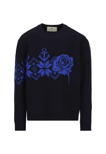 Maglione Paisley Jacquard