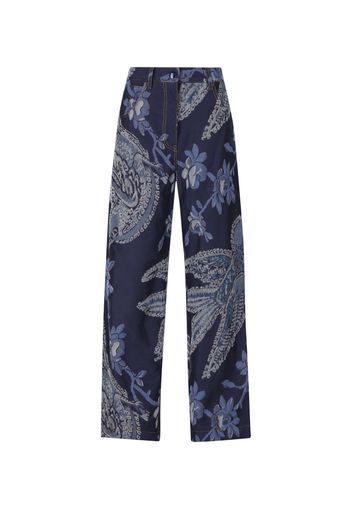 Jeans Cargo Etro In Denim