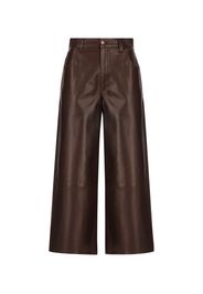 Pantaloni Culotte In Pelle