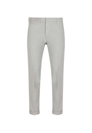 Pantalone Capri In Gabardine Stretch Di Cotone