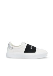 Sneakers Di Pelle Con Fascia Elastica Givenchy