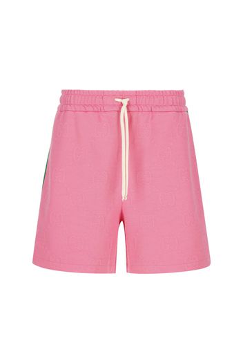 Shorts in jersey jacquard GG