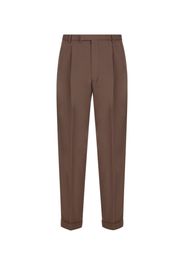 Pantaloni in lana con etichetta Gucci