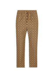 Pantalone da jogging in tessuto jacquard con Morsetto