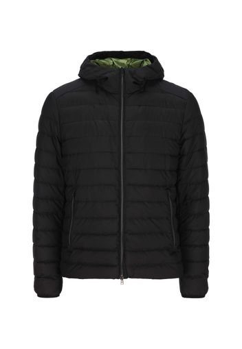 Bomber in nylon lavato e abbigliamento sportivo ultraleggero