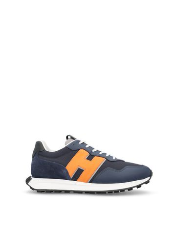 Sneakers Hogan H601 Arancio Blu Bianco