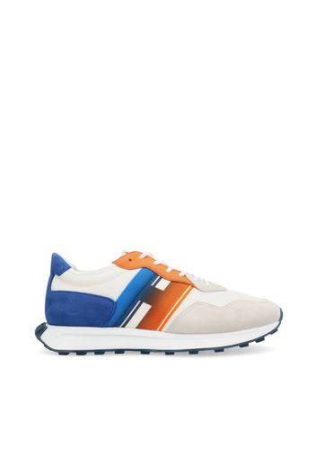 Sneakers Hogan H601 Blu Arancio Bianco