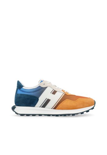 Sneakers Hogan H601 Blu Arancio Bianco