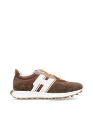 Sneakers Hogan H601 Marrone Bianco Arancio