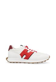 Sneakers Hogan H601 Bianco Rosso Bordeaux