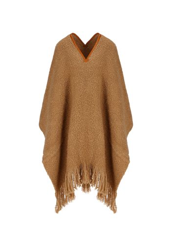 Poncho Fluffy In Seta