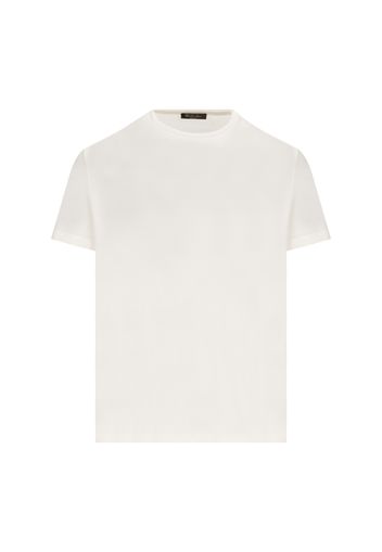 T-Shirt In Seta E Cotone